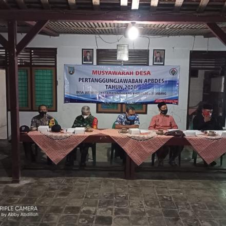 PERTANGGUNG JAWABAN APBDES 2020